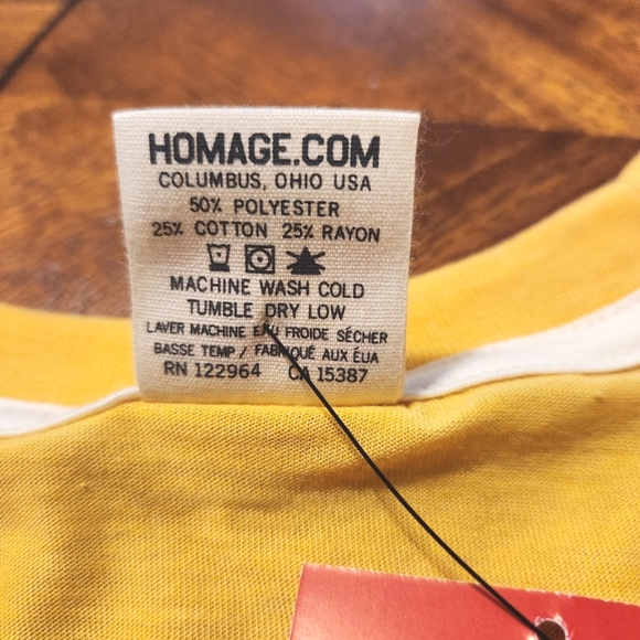 Travis Kelce Big Yeti Homage Yellow Shirt New Heights Kansas City Chiefs - Picture 5 of 5